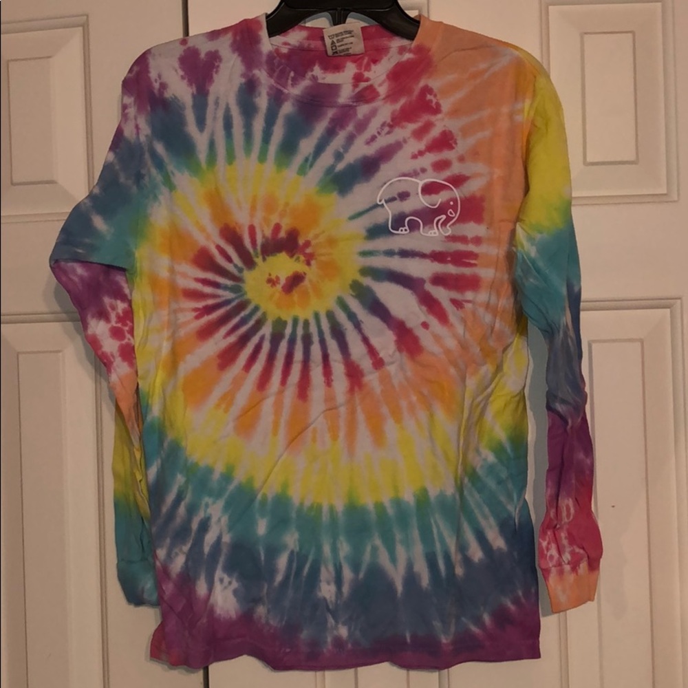 tie dye ivory ella long sleeve